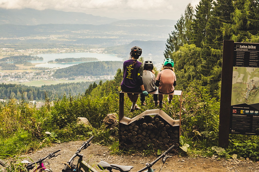 Familienfreundliches Mountainbiken auf den lake.bike Trails in Kärnten