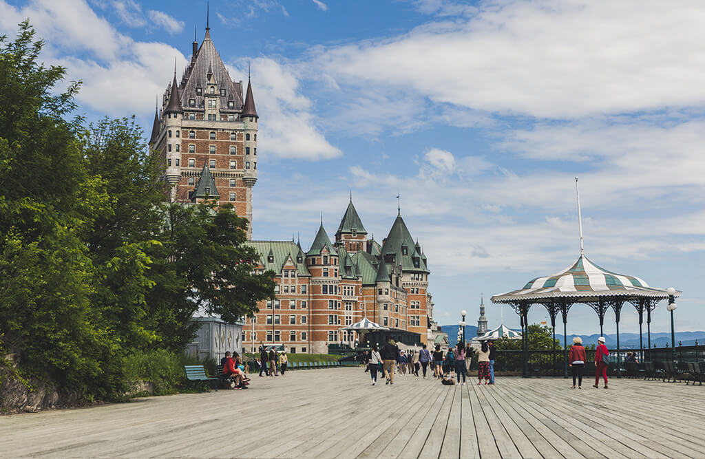 Bild vom Schloss Castle von Quebec City
