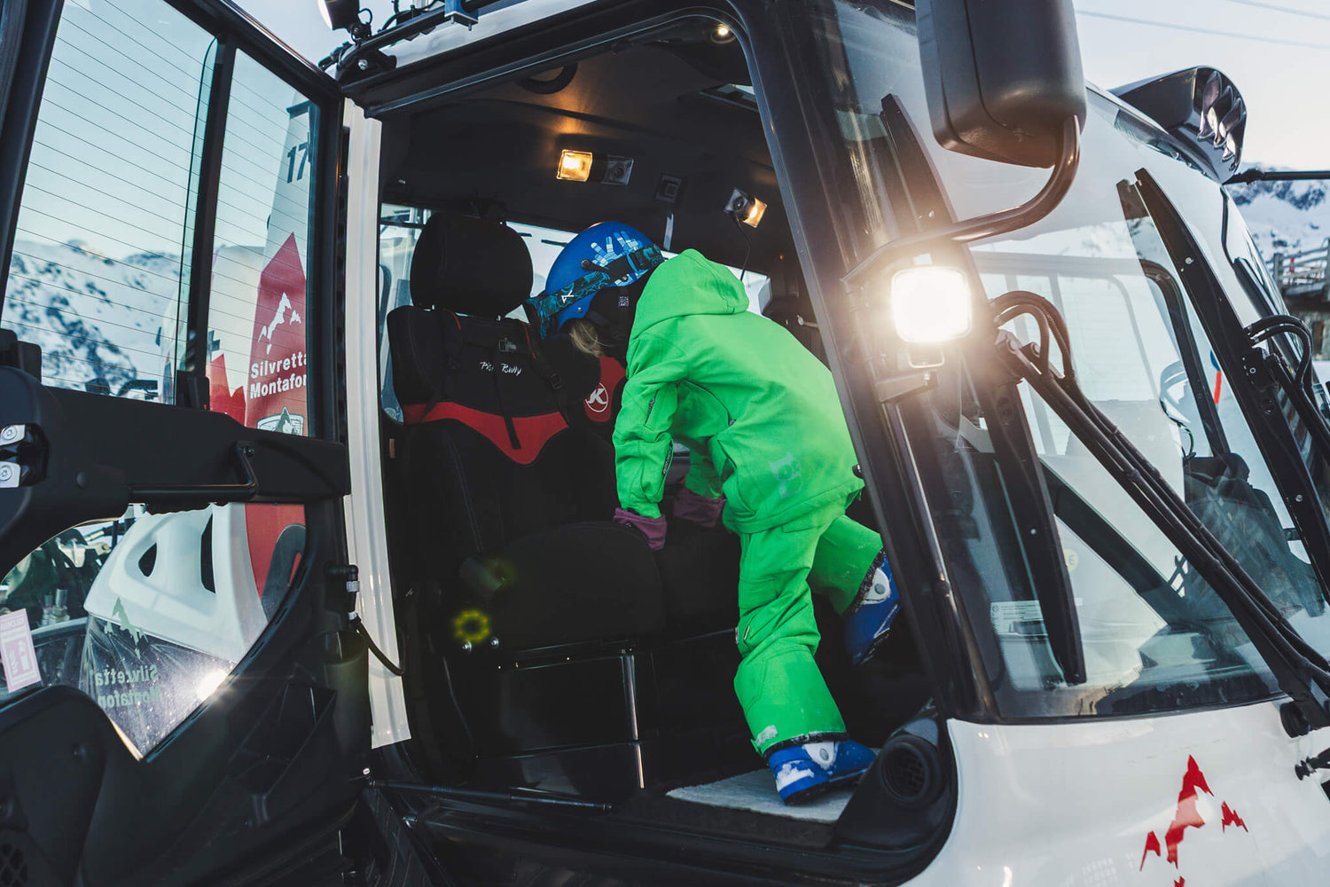 Pistenbully fahren in der Silvretta Montafon