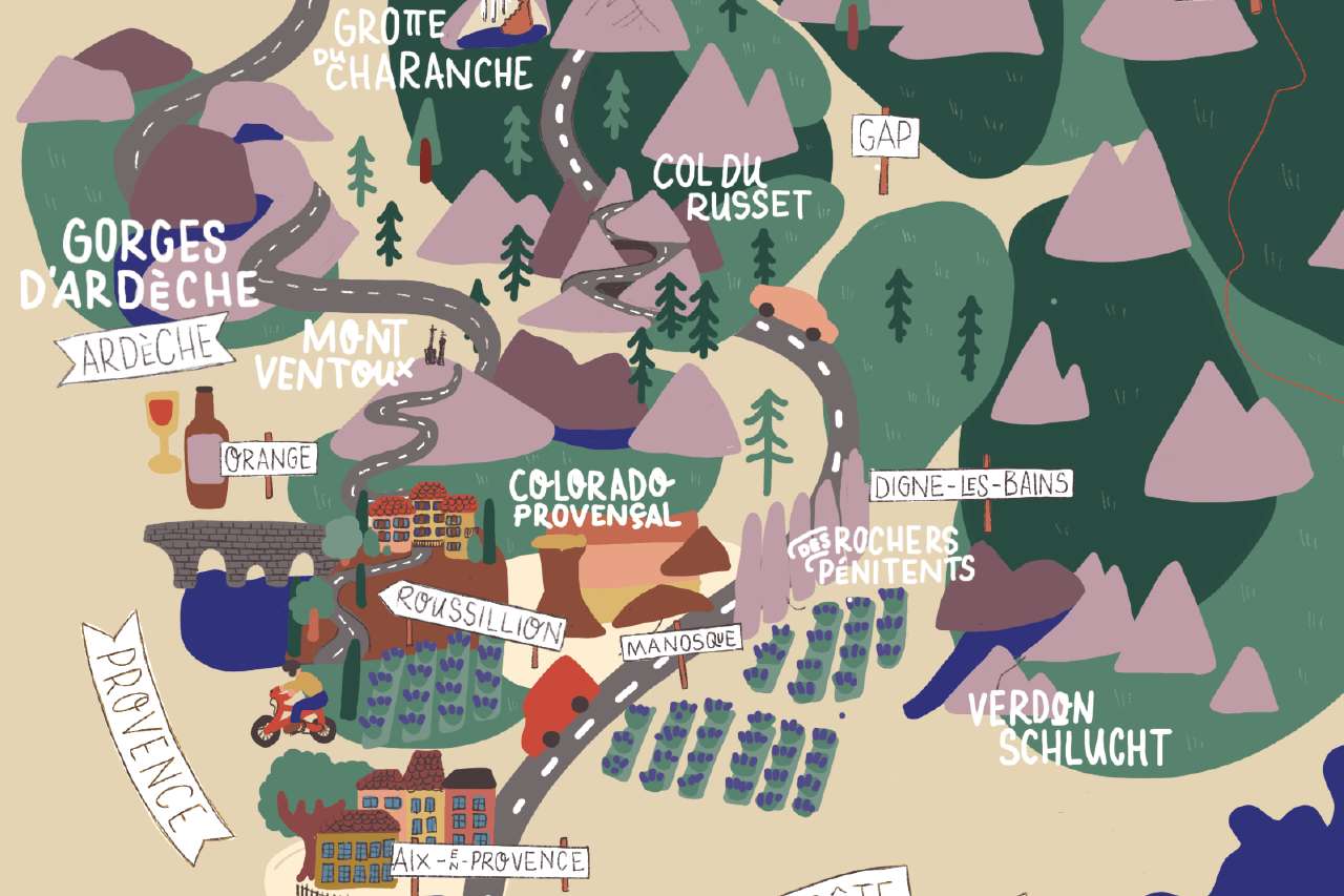 Roadtrip durch die Berge Südfrankreichs zur Provence