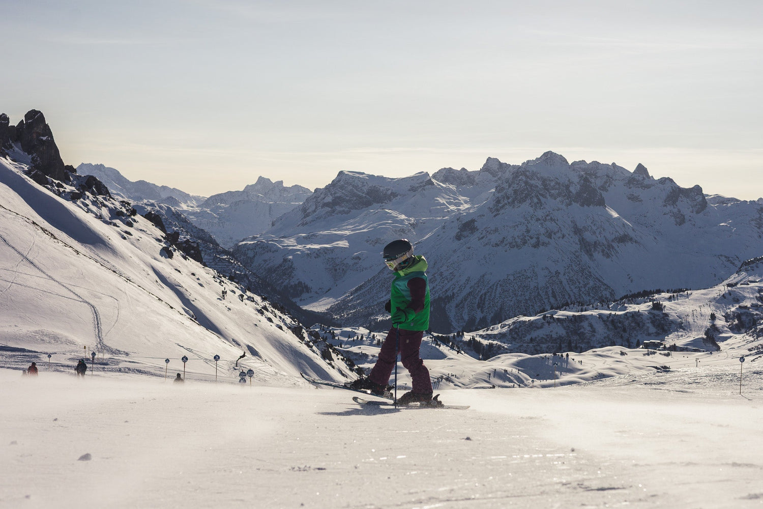 Familien-Skifahren in Warth-Schröcken