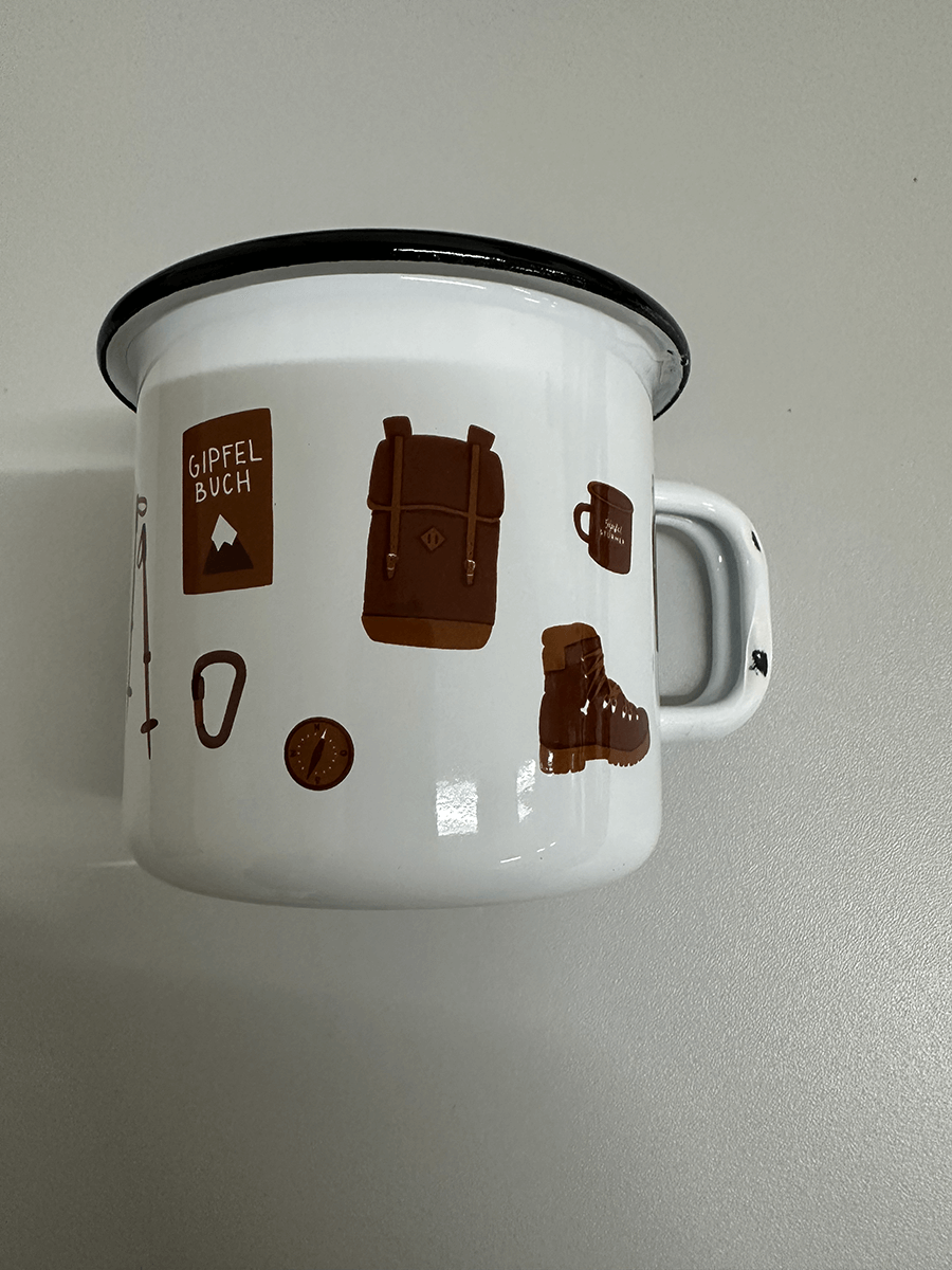 Second choice - Enamel mug "Summit Climber"