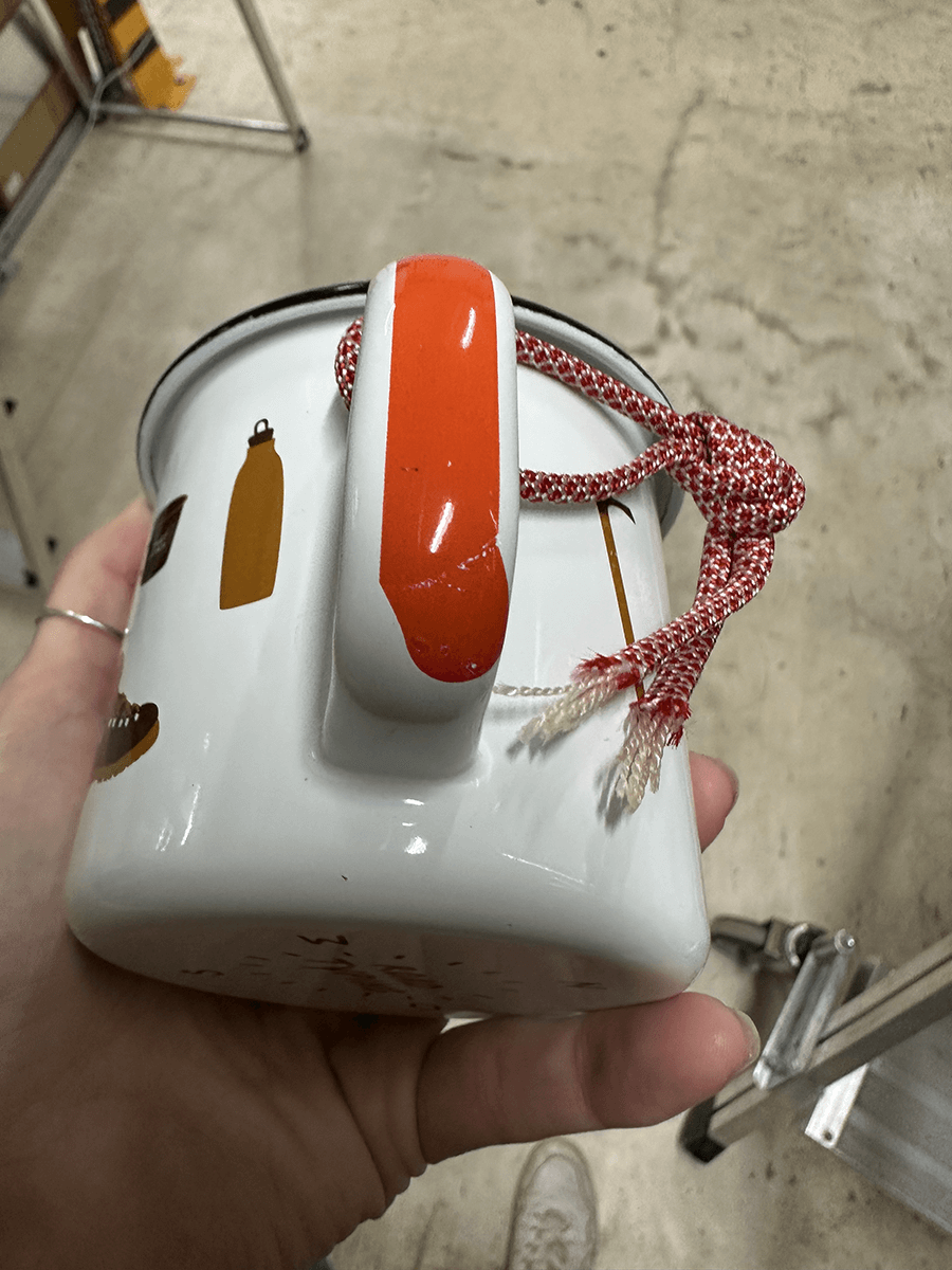 2. Wahl - Emaille Tasse Gipfelstürmer