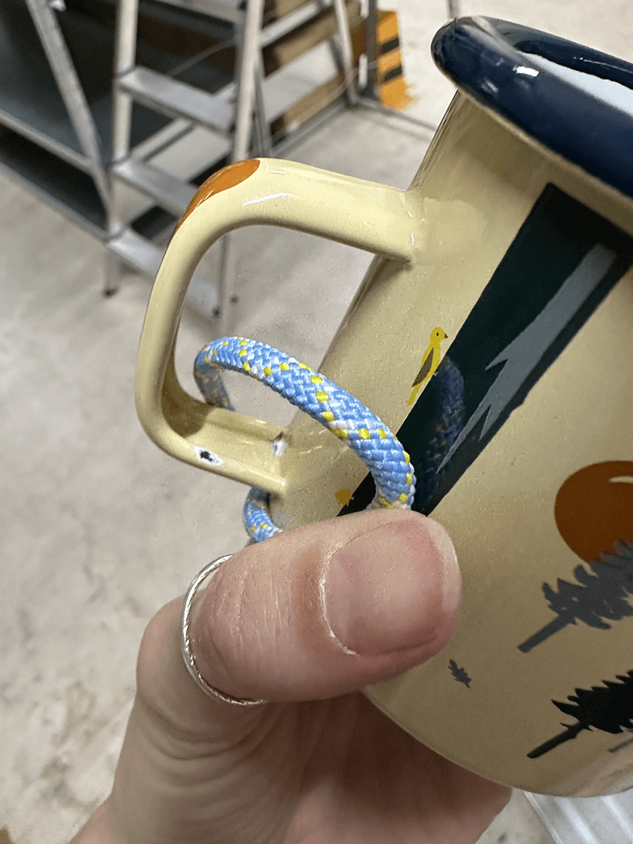 2. Wahl - Emaille Tasse Wild & free