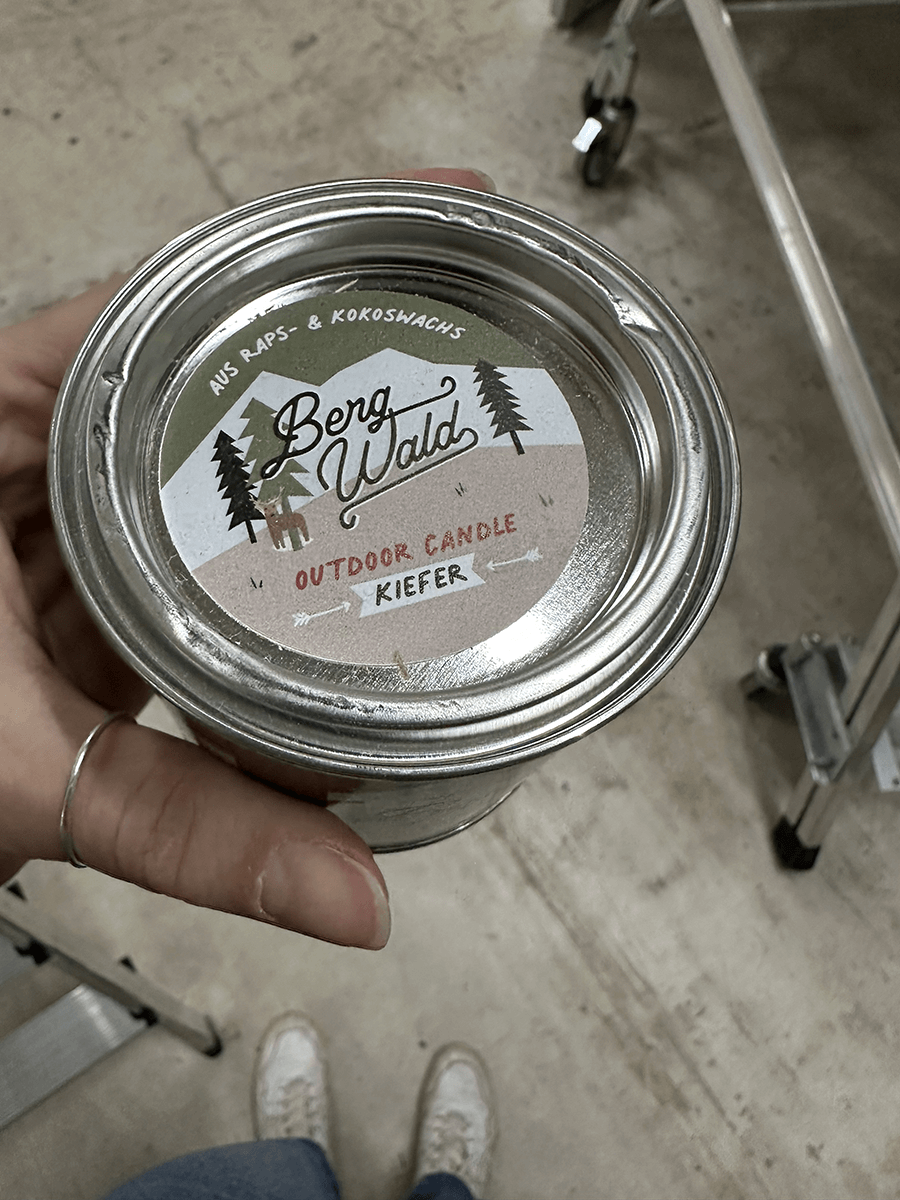 Second choice - Pine scented candle