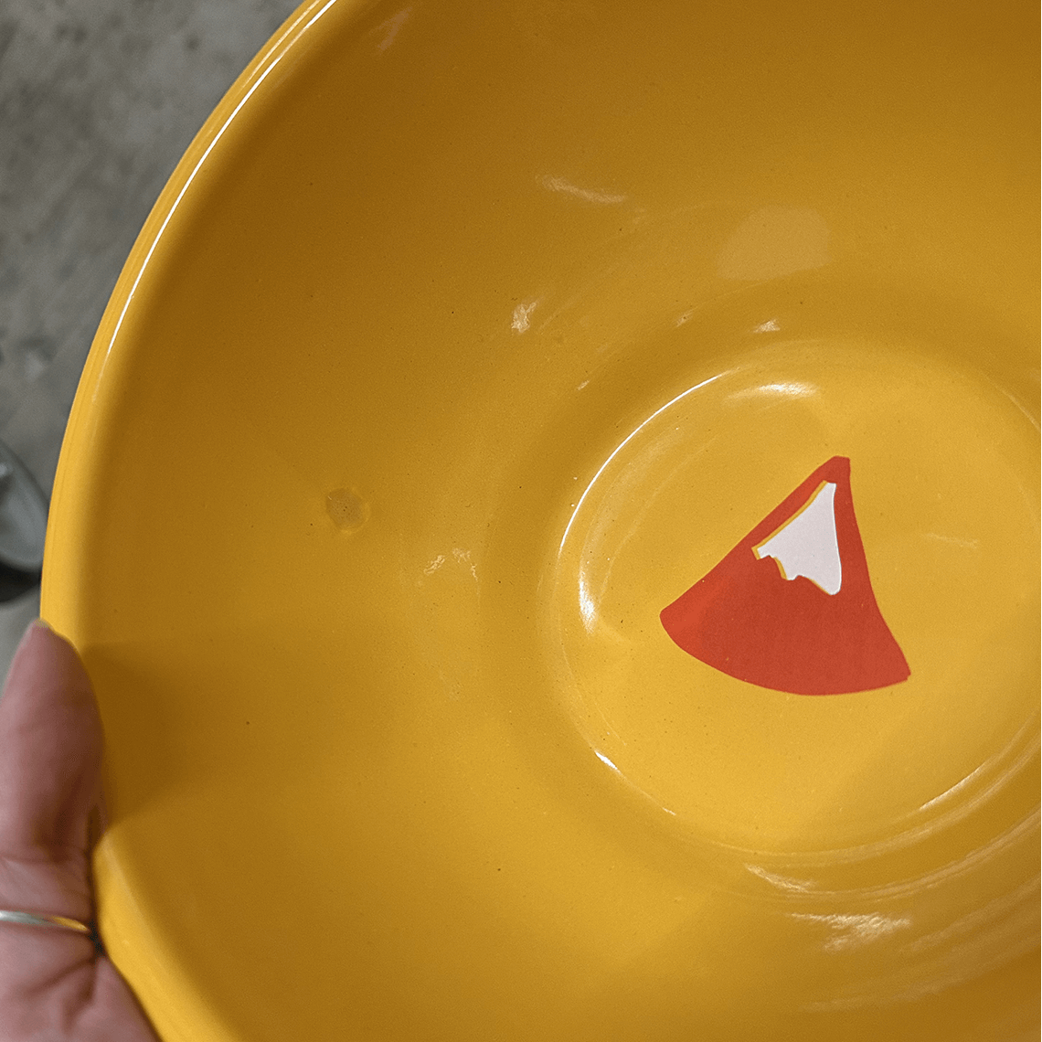 2. Wahl - Große Emaille Schüssel Go Camping