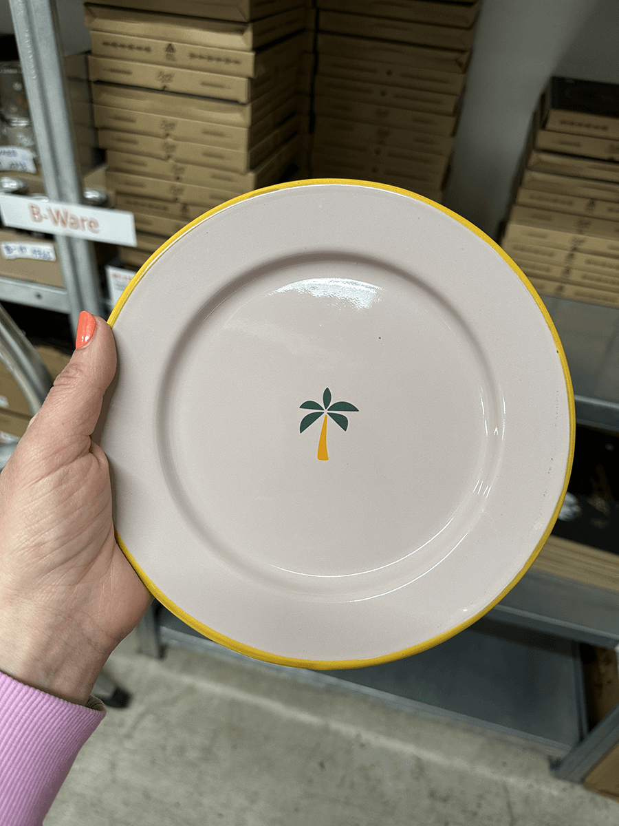 2. Wahl - Emaille Teller Go Camping