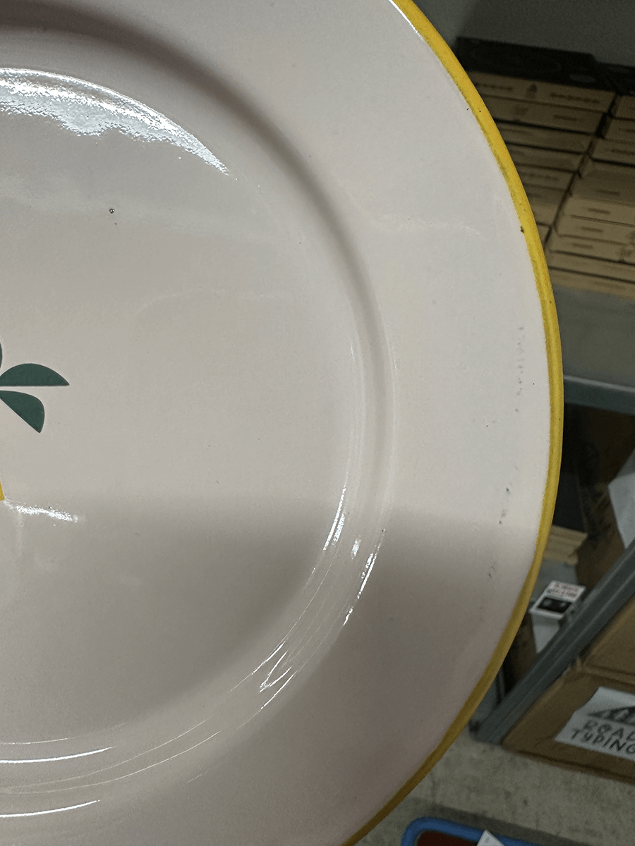 2. Wahl - Emaille Teller Go Camping