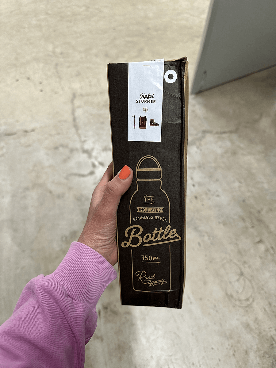 2. Wahl - Trinkflasche Gipfelstürmer