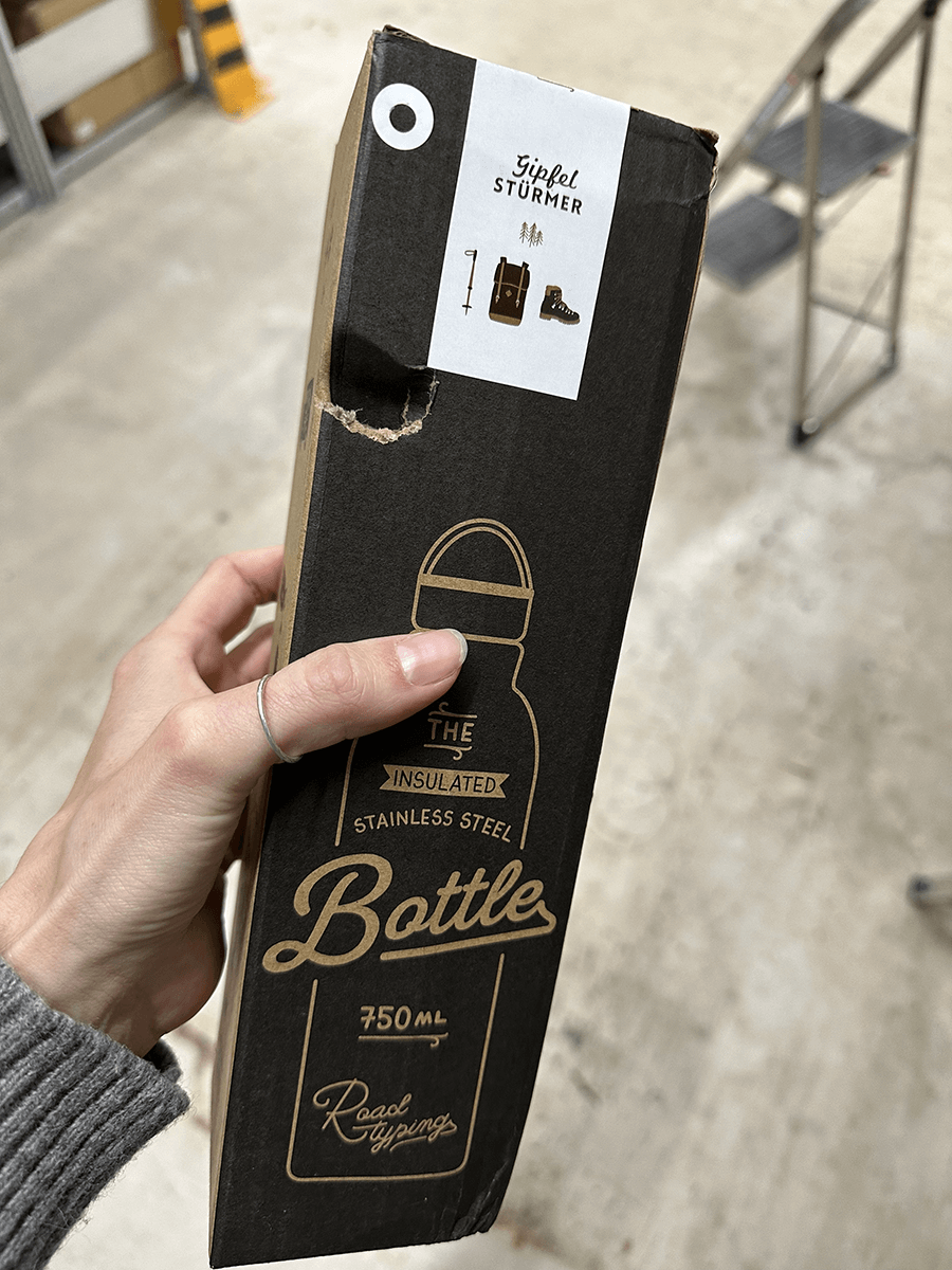 2. Wahl - Trinkflasche Gipfelstürmer