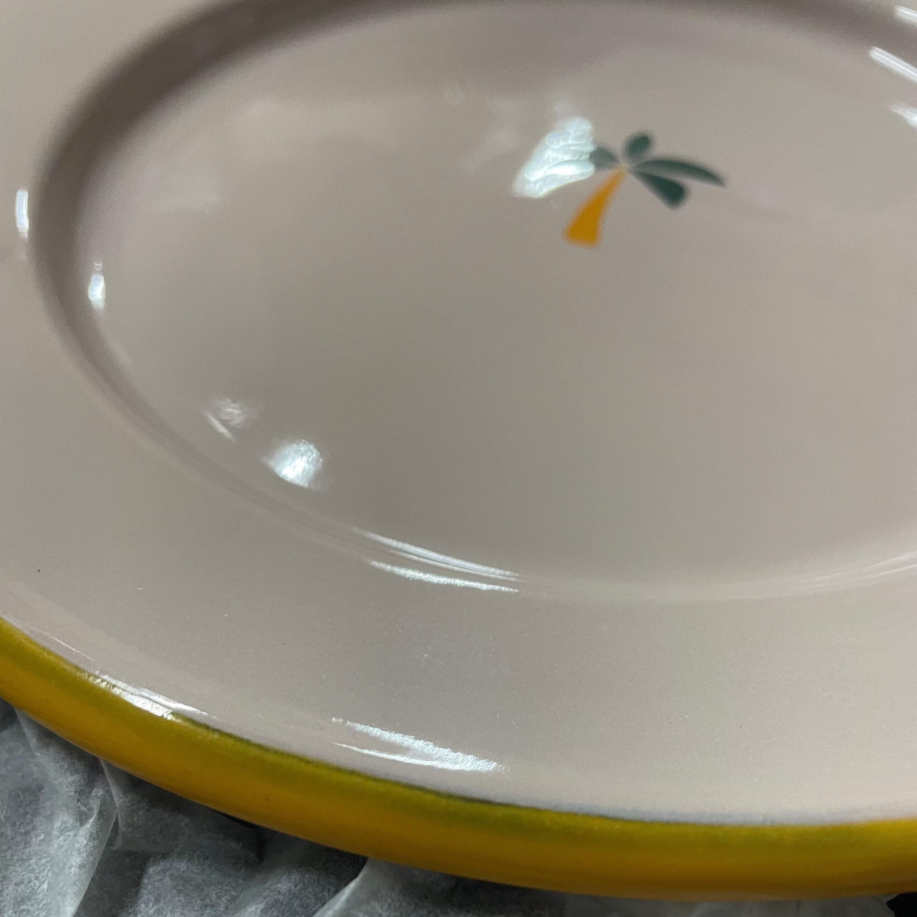 2. Wahl - Emaille Teller Go Camping