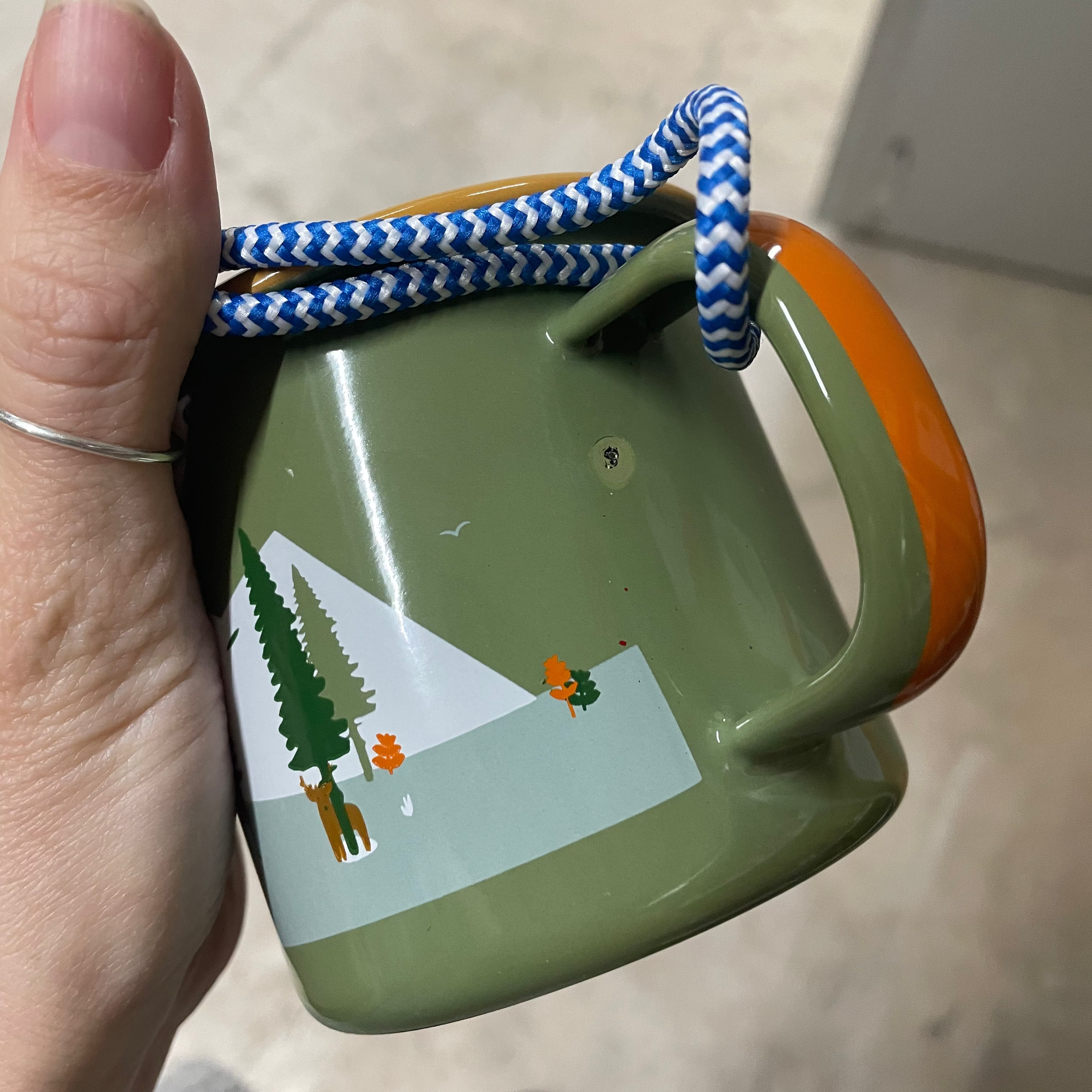 2. Wahl - Emaille Tasse Outdoors