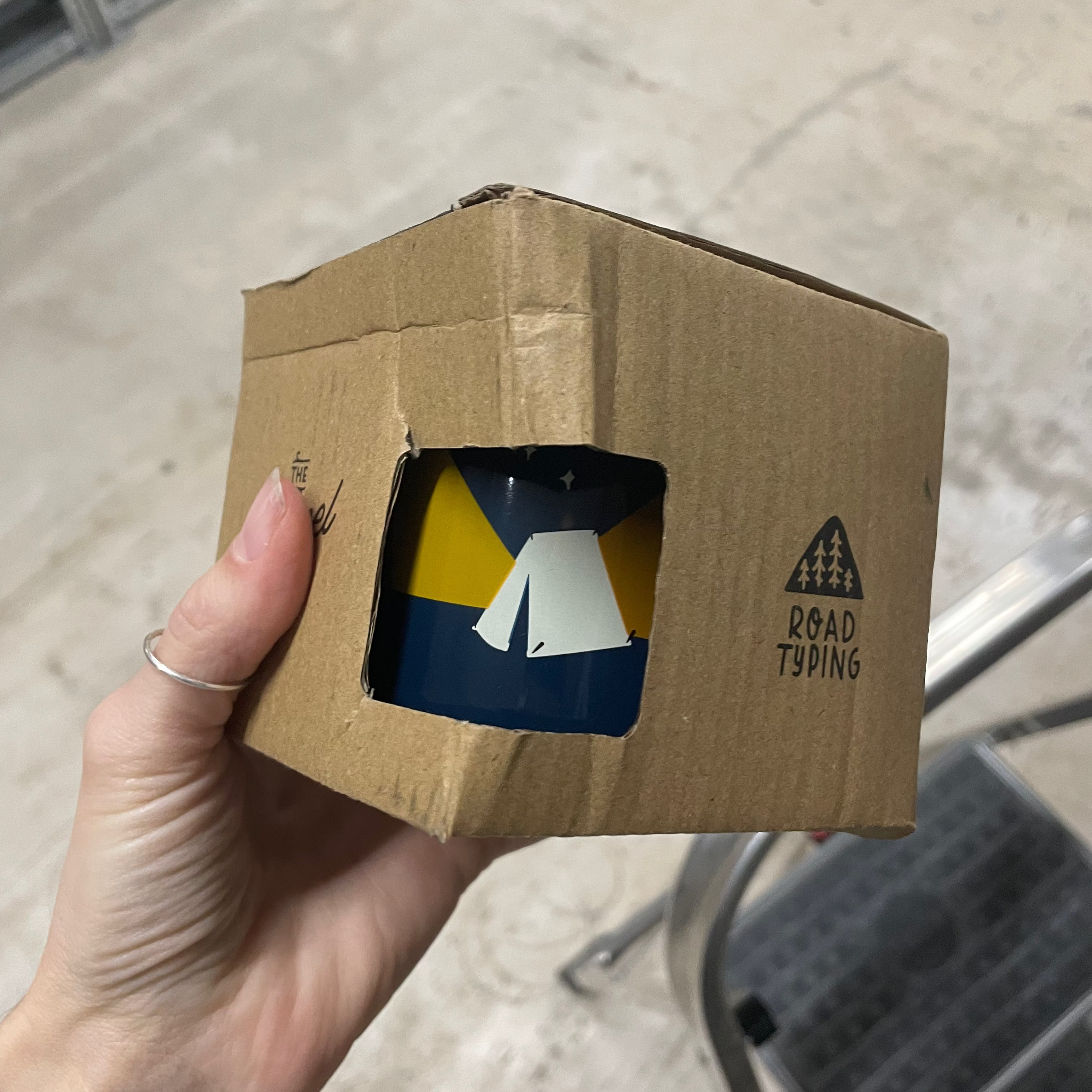 2. Wahl - Emaille Tasse Camp Vibes