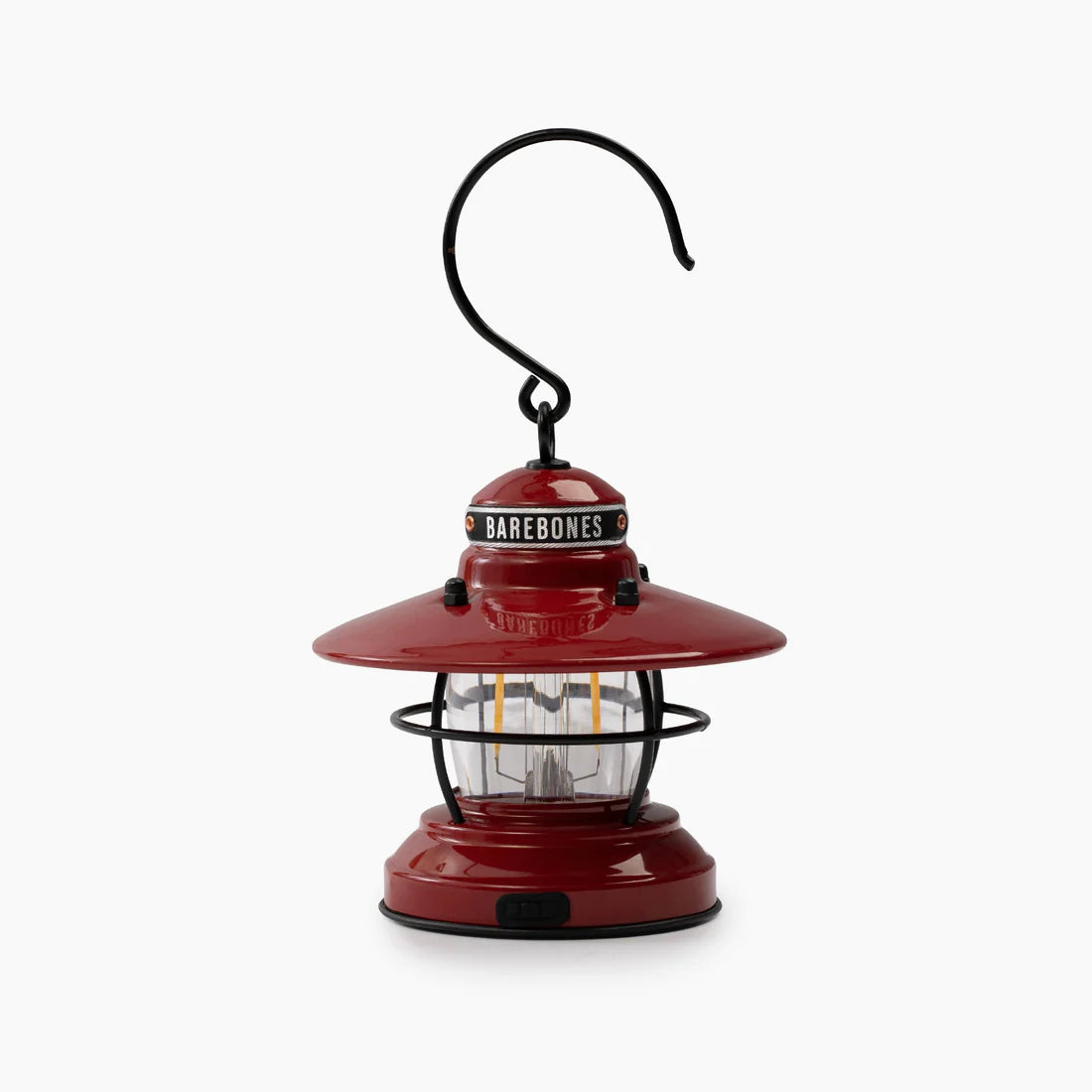 Campinglampe Mini Edison Laterne rot