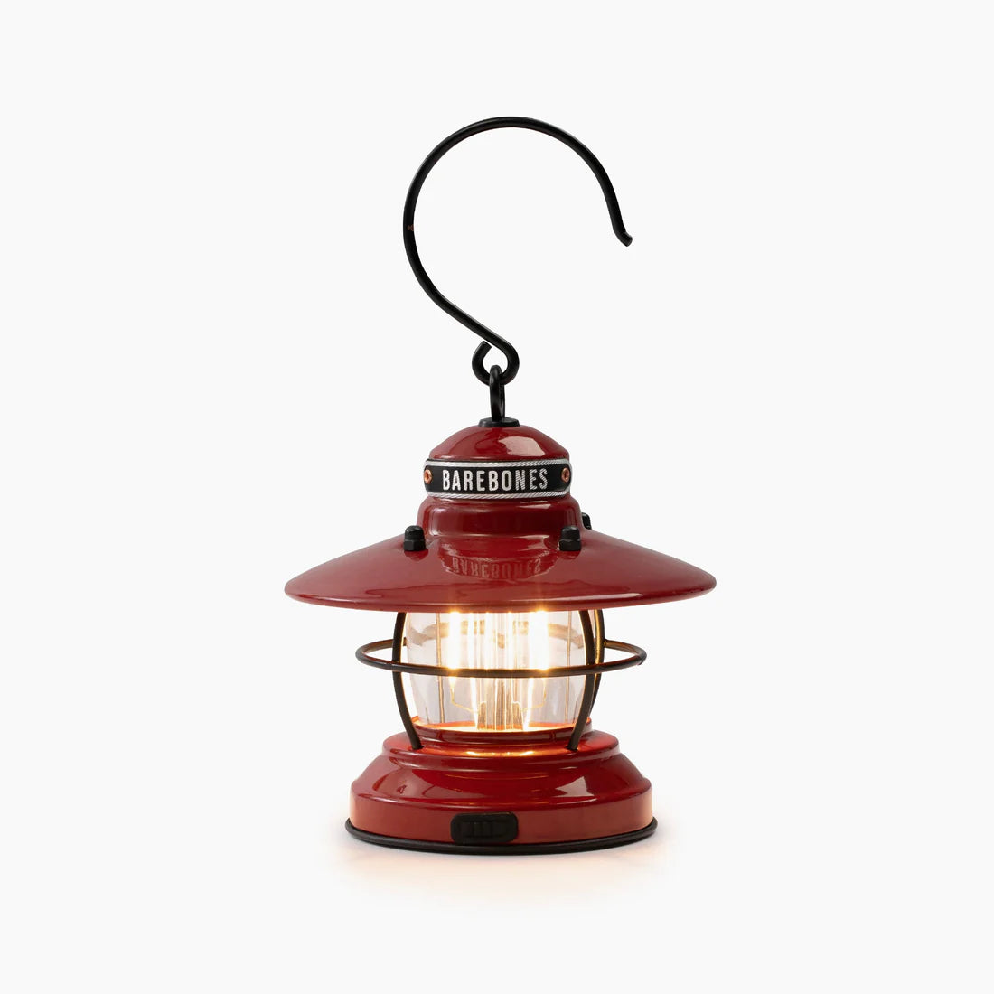 Campinglampe Mini Edison Laterne rot