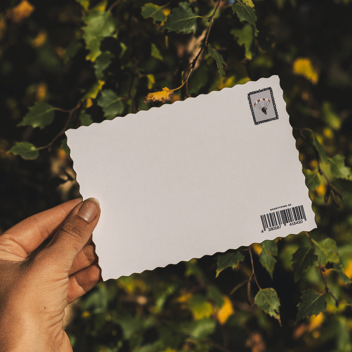 Postkarte Paraglider