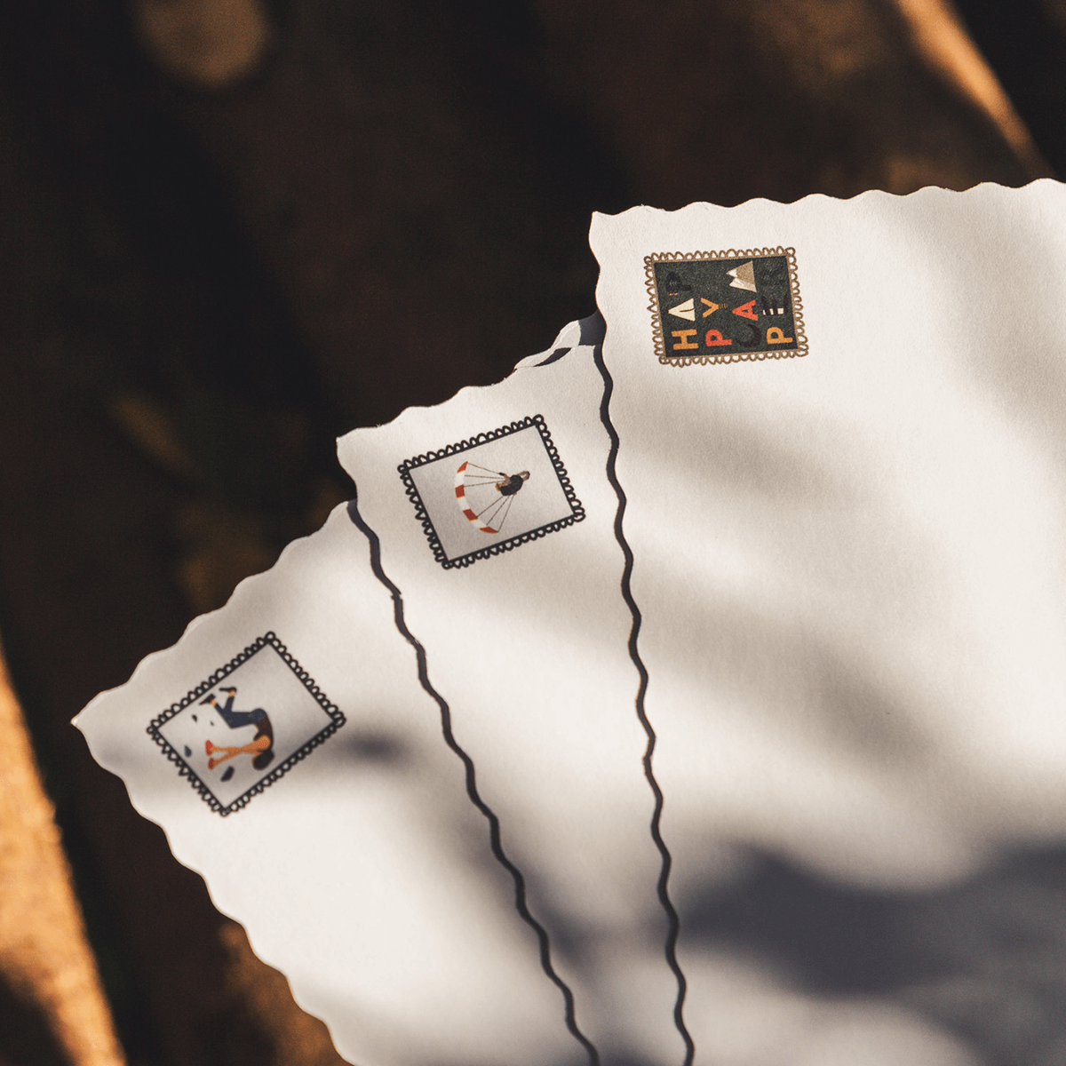 Postkarte Happy Camper