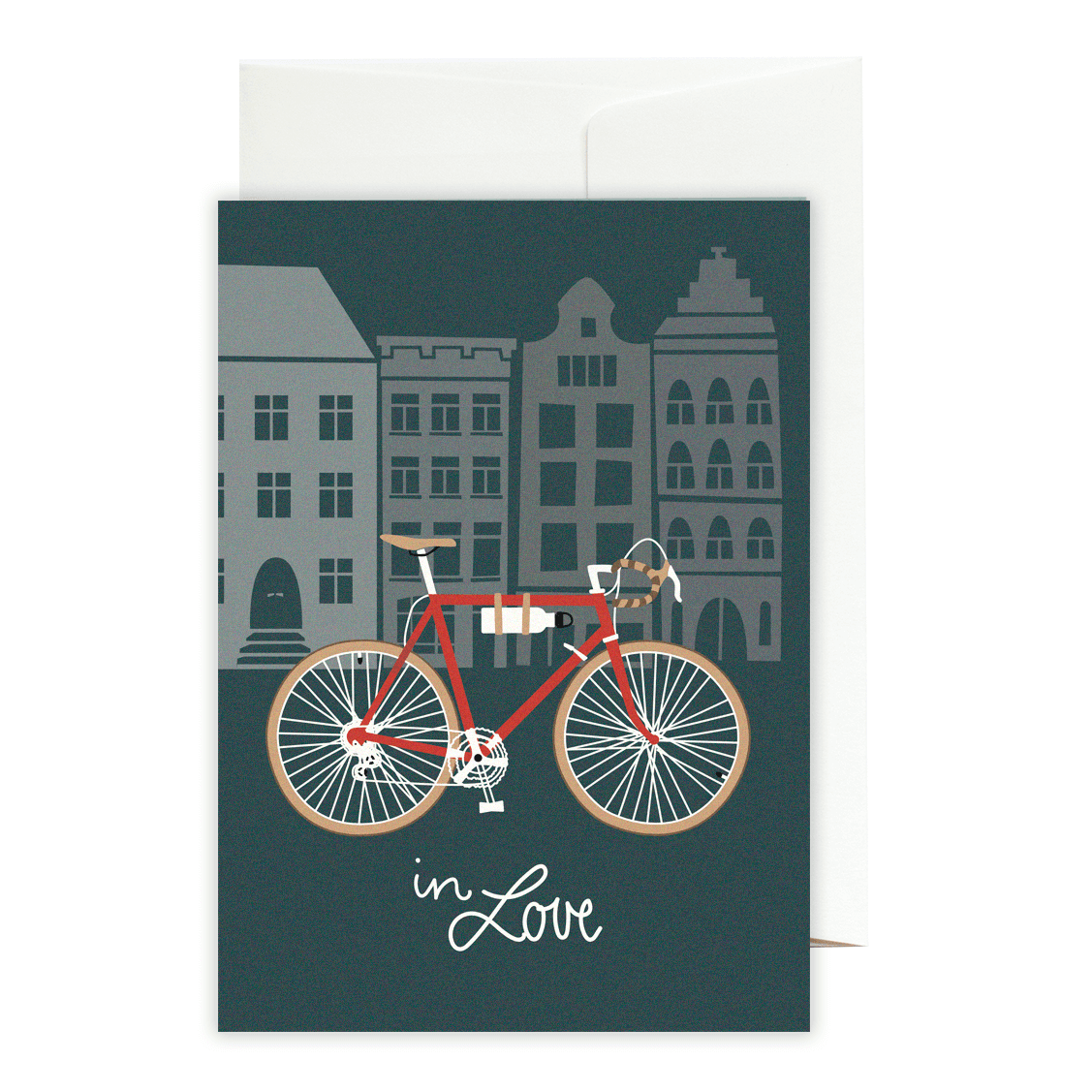 Grußkarte Love to ride
