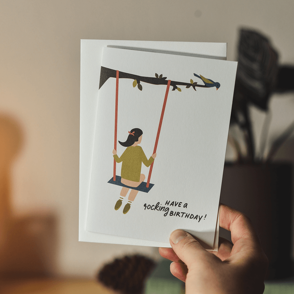 Greeting card Rocking Birthday