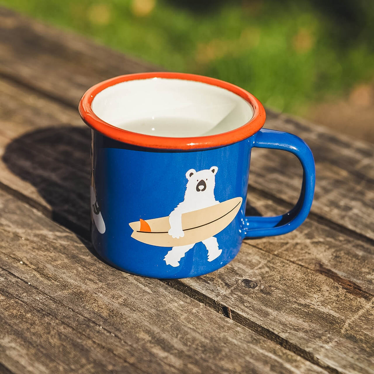 Emaille Tasse von ROADTYPING