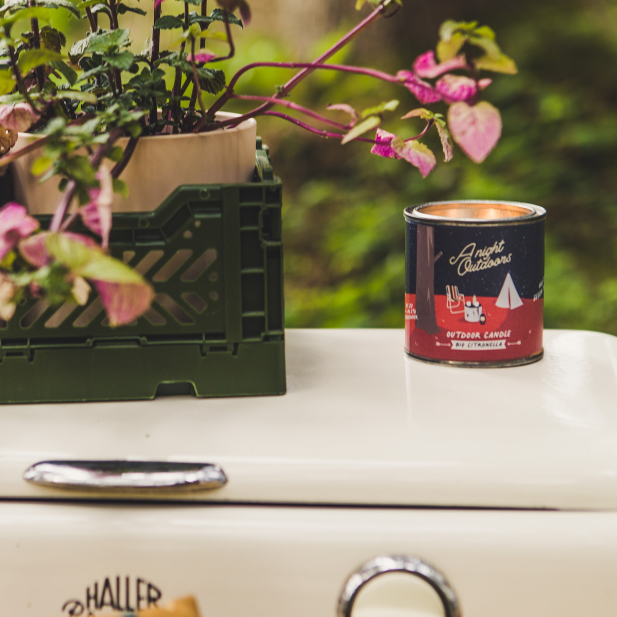 Citronella Kerze gegen Mücken in der Dose