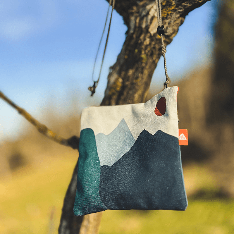 Abenteuertäschchen Bergmotiv