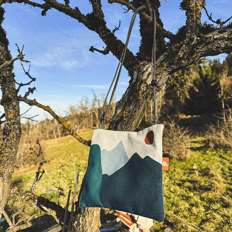 Abenteuertäschchen Bergmotiv