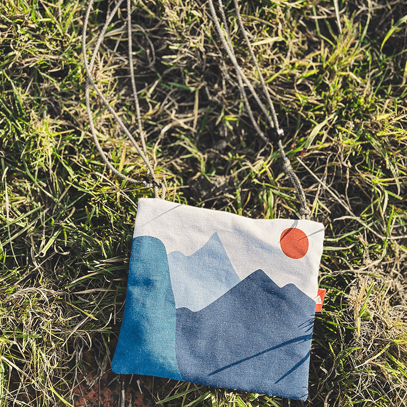 Abenteuertäschchen Bergmotiv