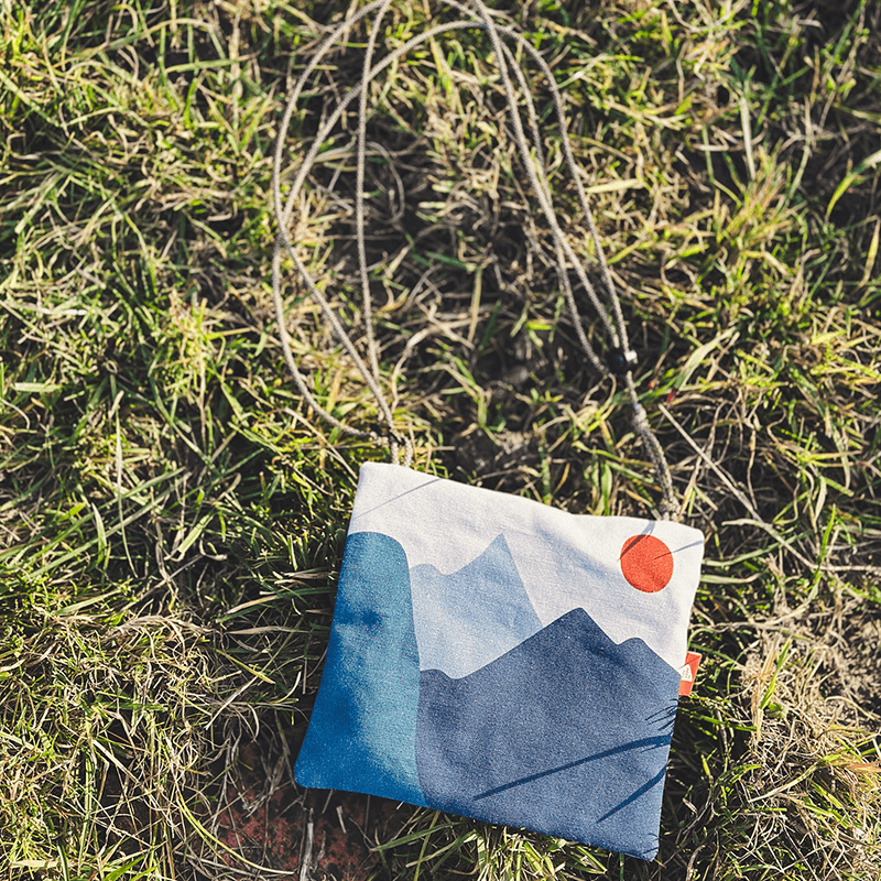 Abenteuertäschchen Bergmotiv