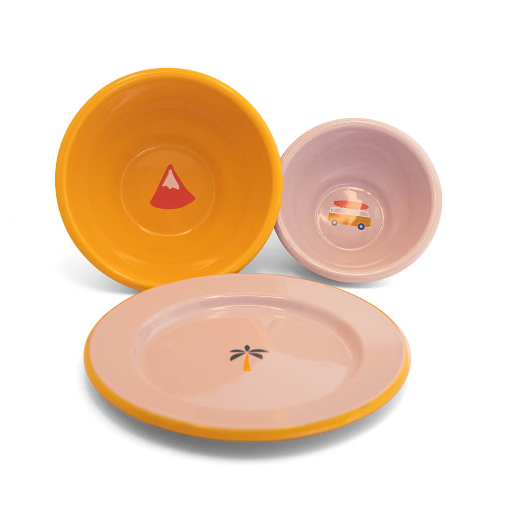 2. Wahl - Emaille Teller Go Camping