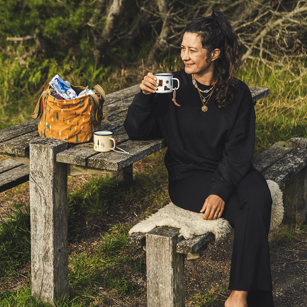 Enamel cup Wild & free