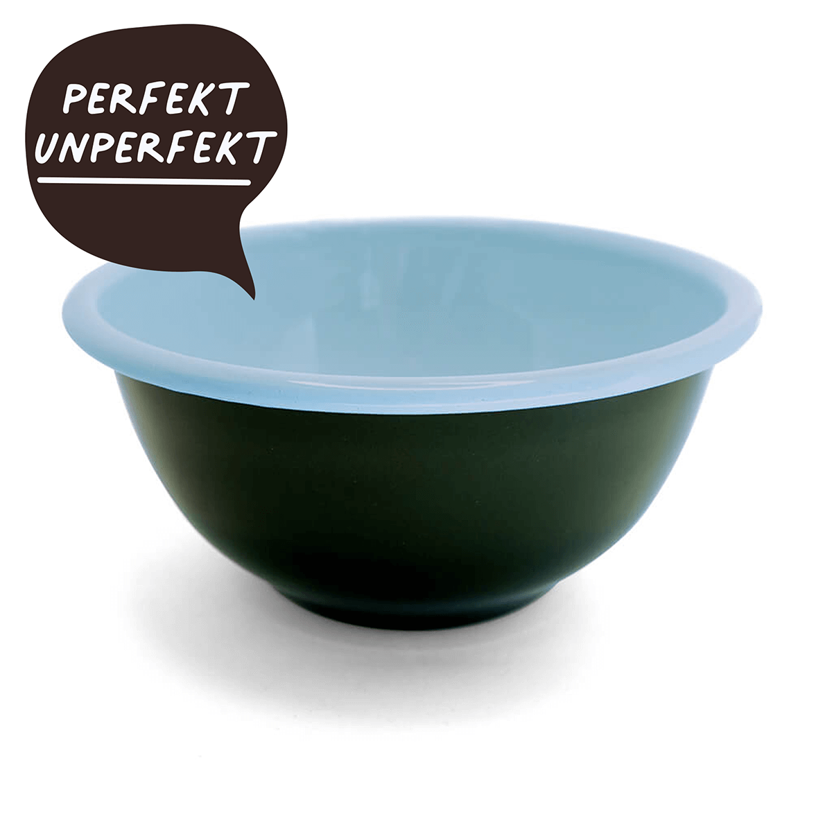 2. Wahl - Große Emaille Schüssel Wald