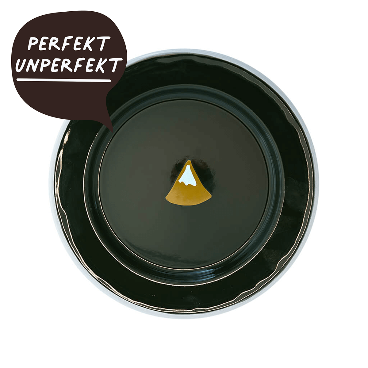 2. Wahl - Emaille Teller Wald & Berge