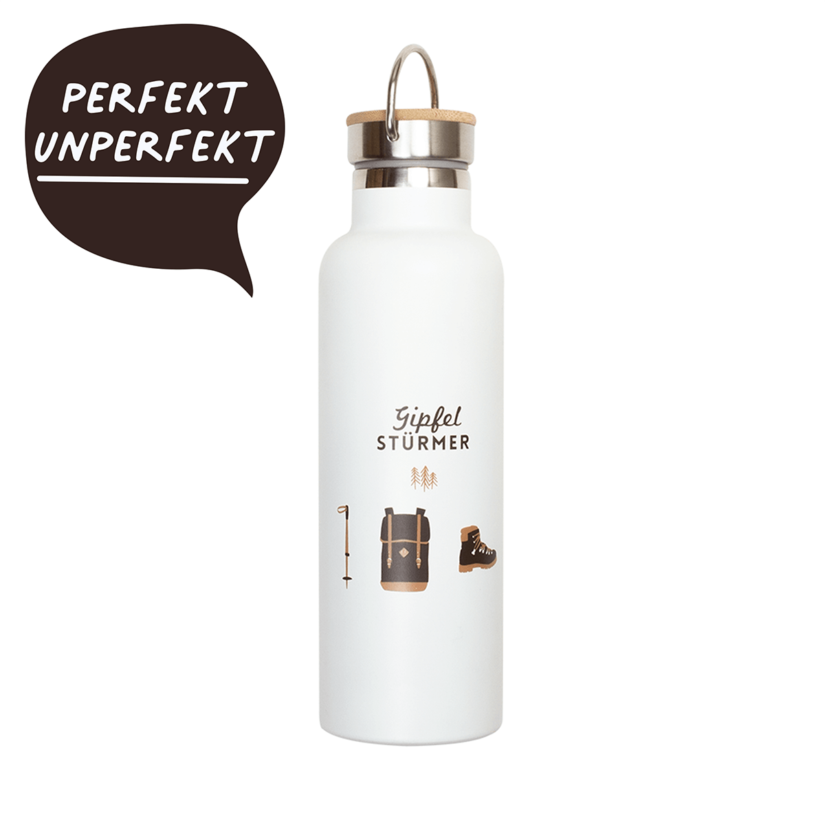 2. Wahl - Trinkflasche Gipfelstürmer