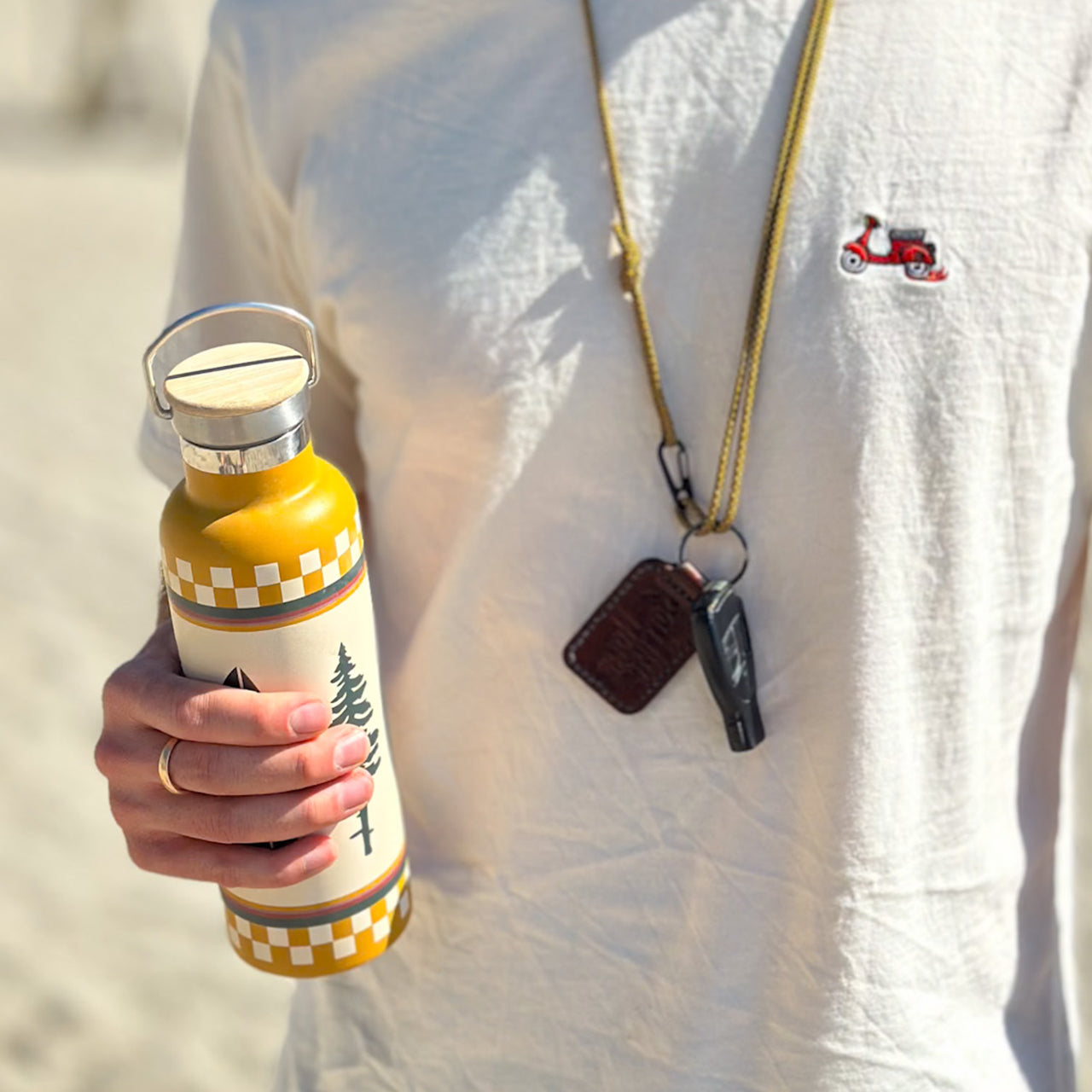 Isolierte Flasche Boards & Trees