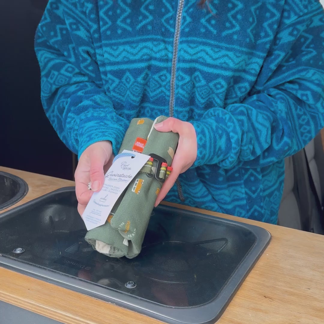 Gewürztasche von Roadtyping grün Camping