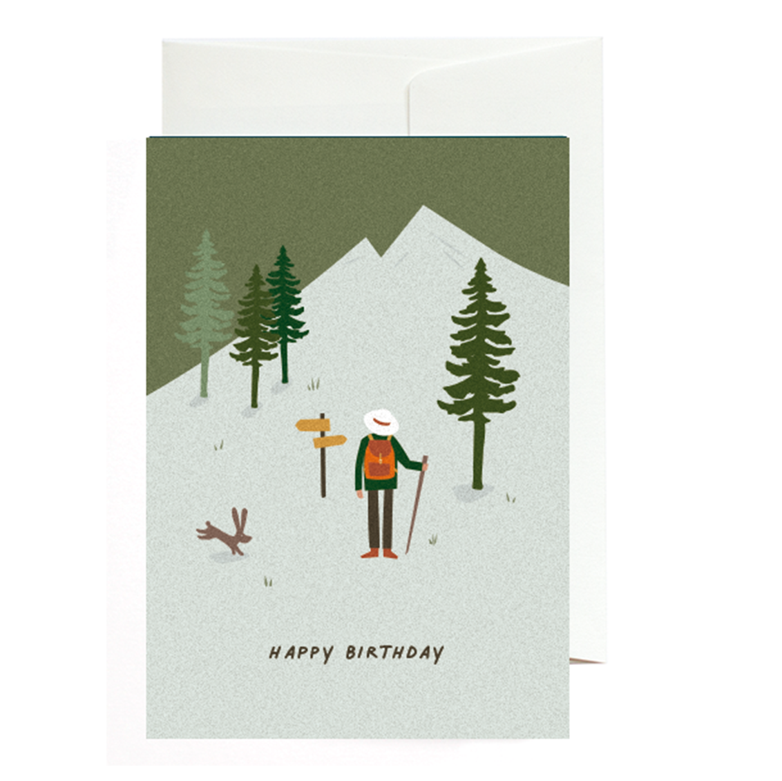 Grußkarte Happy Birthday Outdoors von Roadtyping