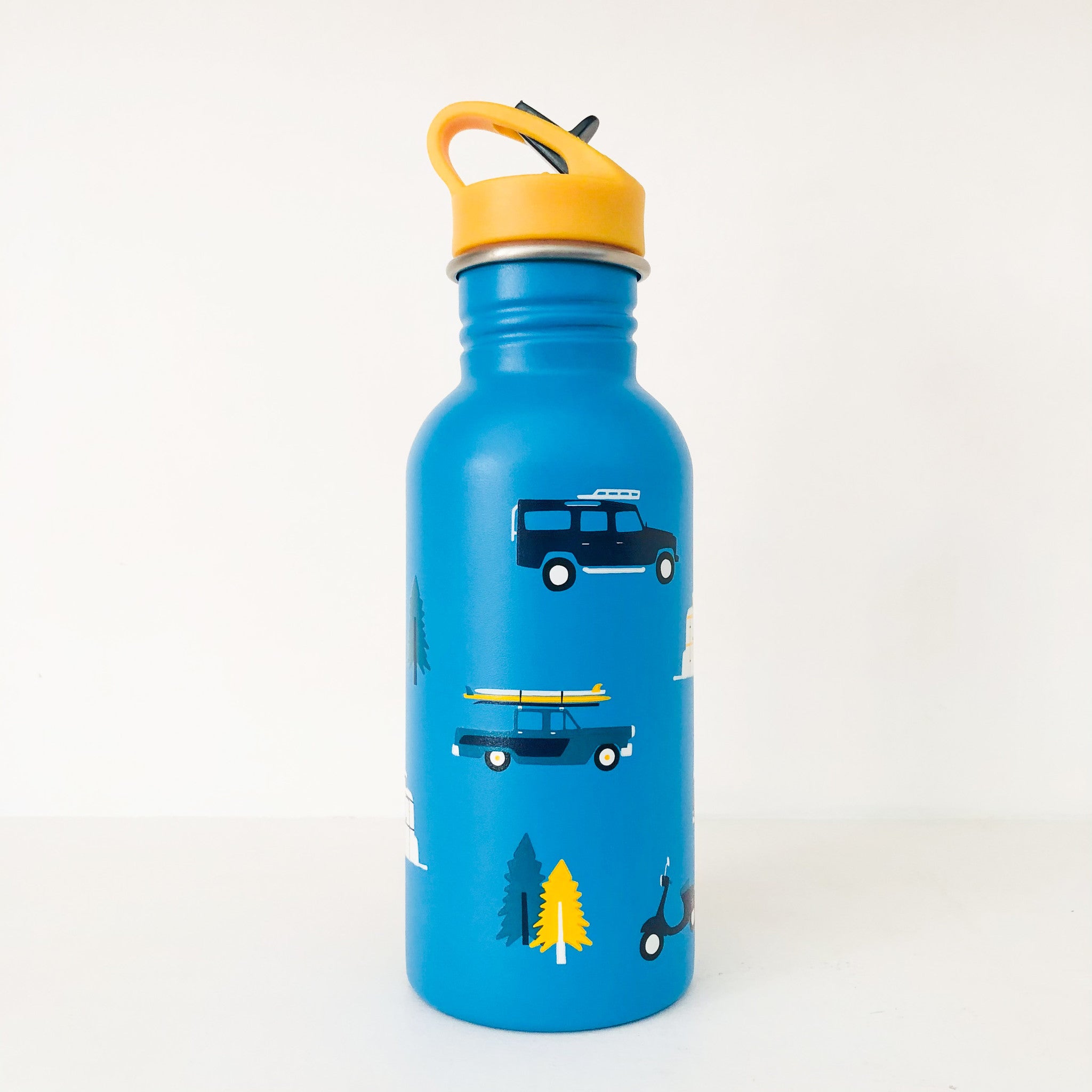 Kinderflasche Abenteuer Autos