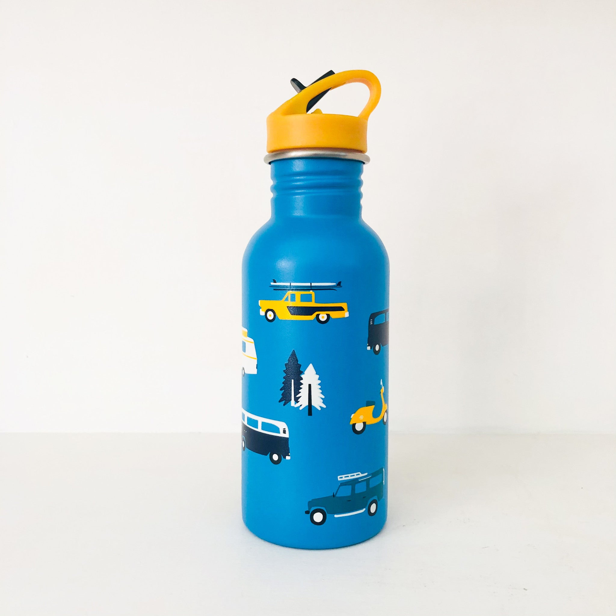 Kinderflasche Abenteuer Autos