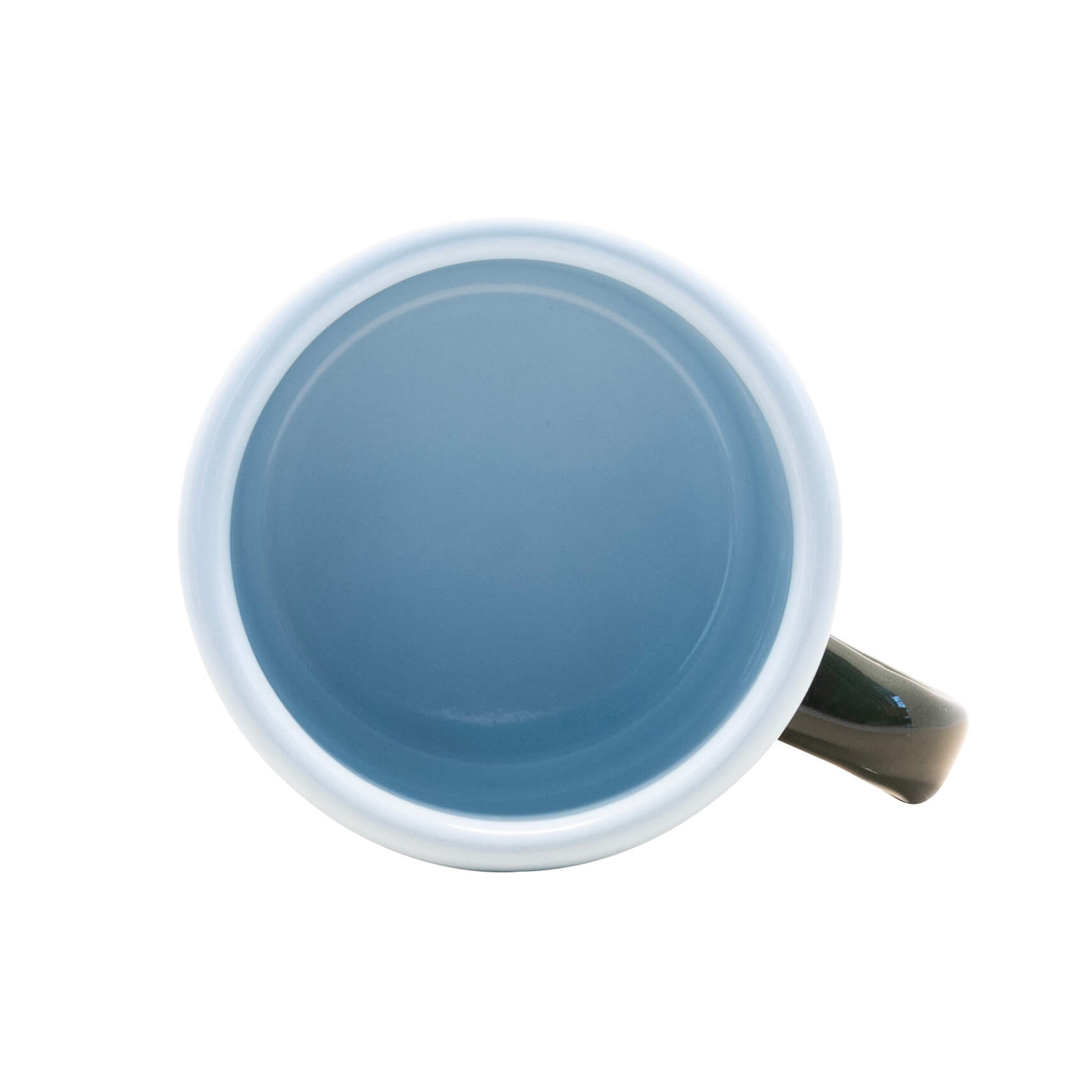 Roadtyping Emaille Tasse türkis innen nachhaltig kindertasse camping