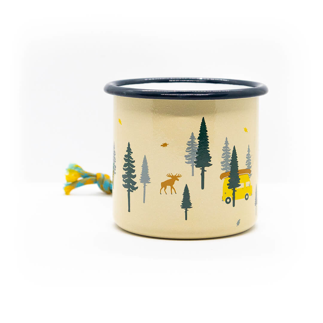 Enamel cup Wild & free