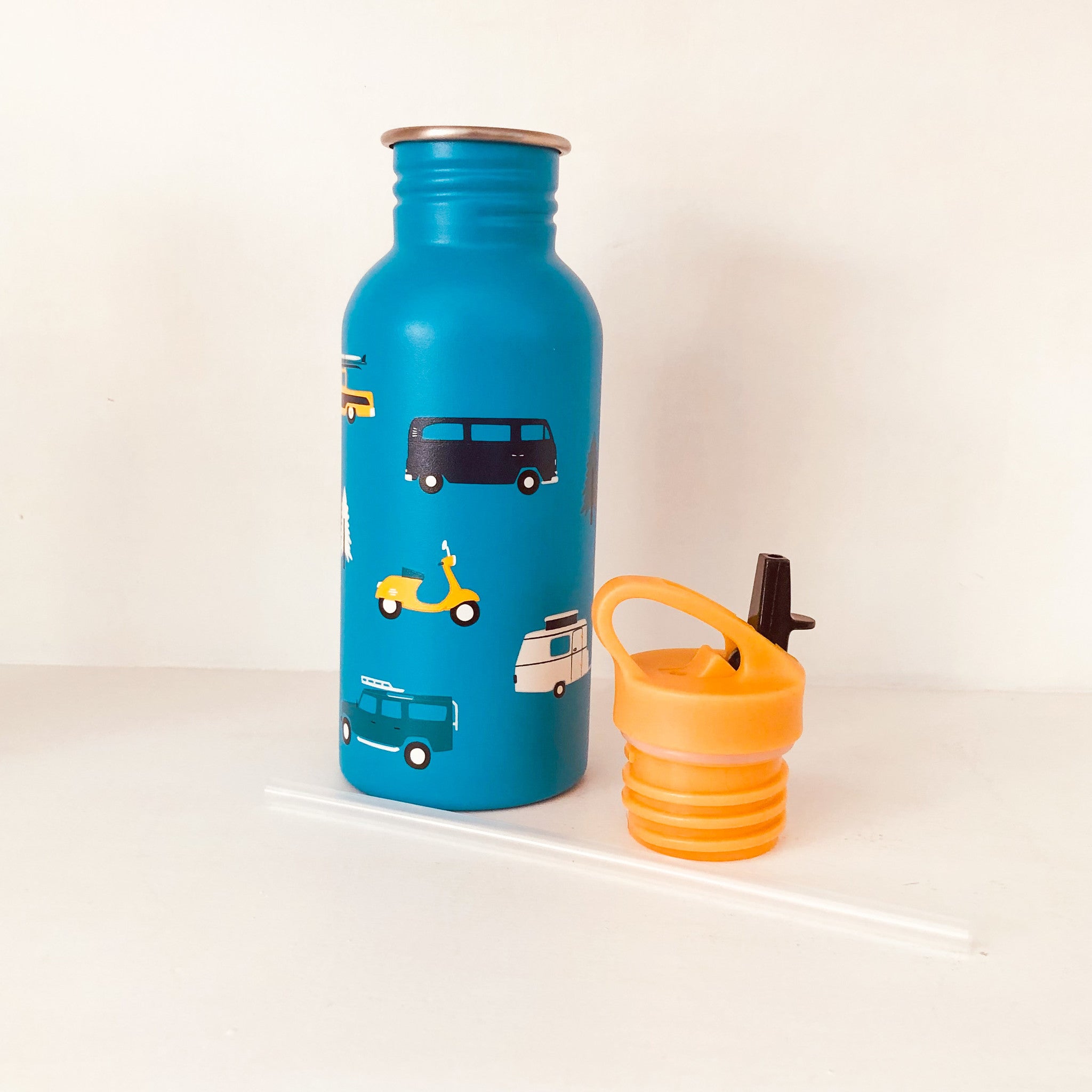 Kinderflasche Abenteuer Autos
