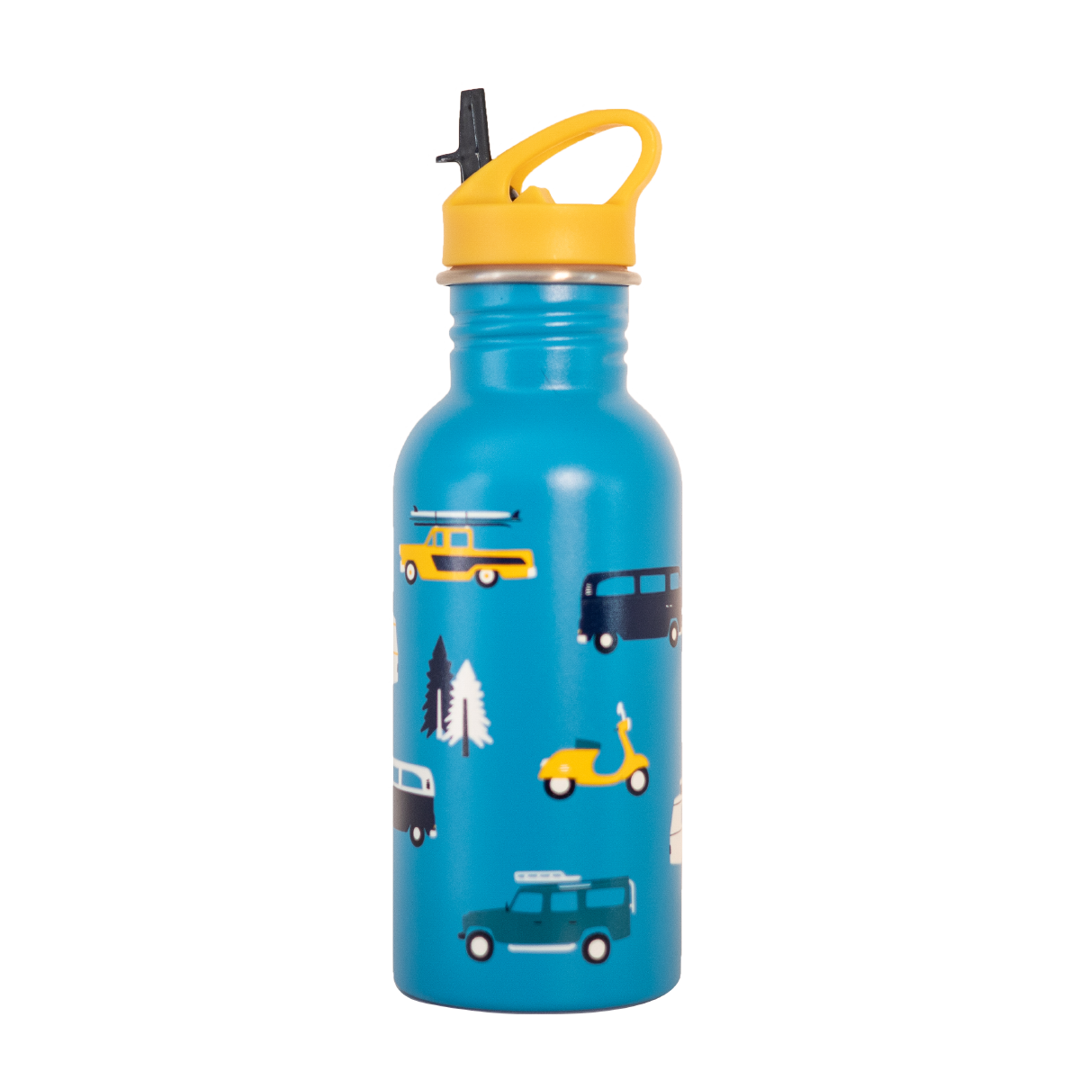 Kinderflasche Abenteuer Autos