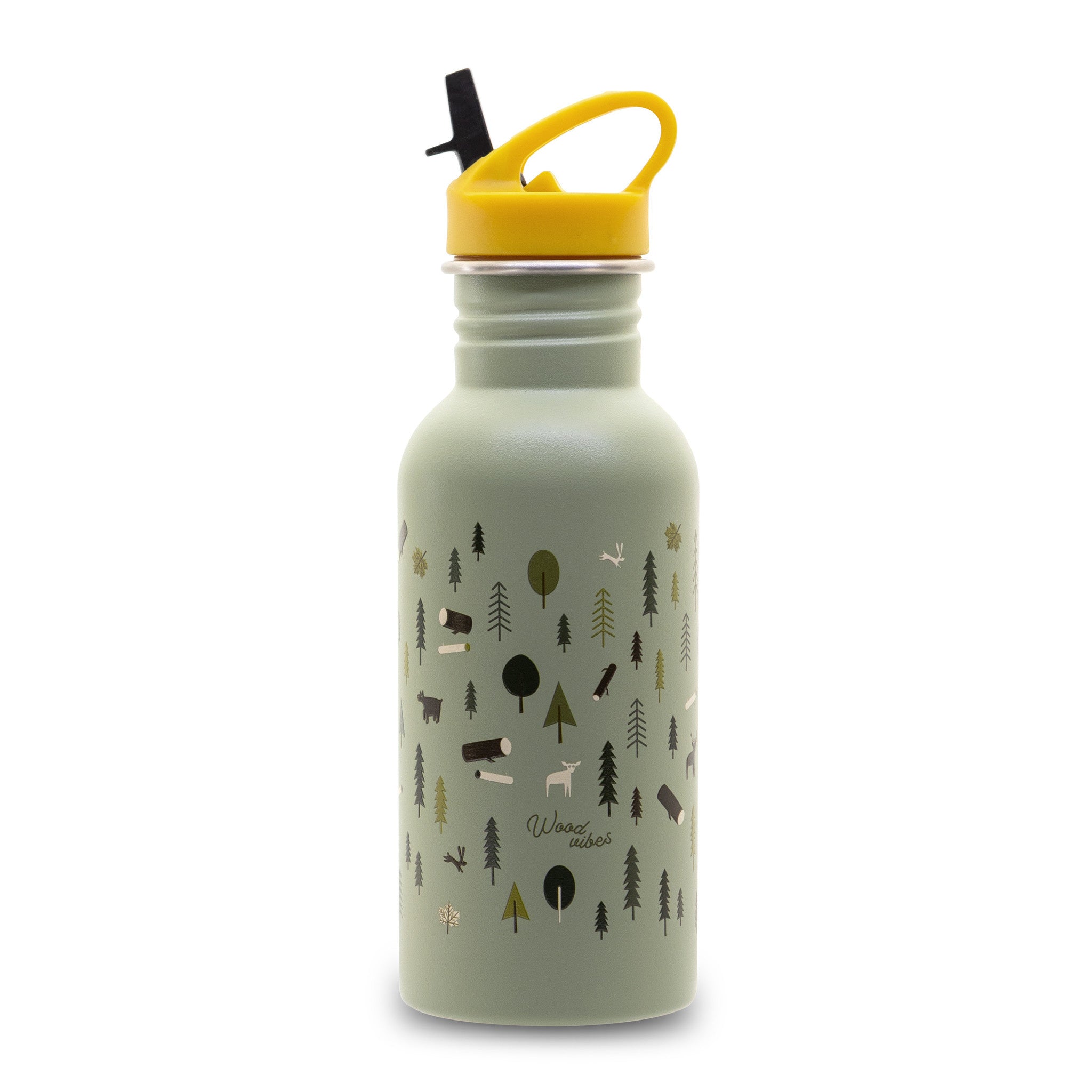 Drinking bottle children Wood vibes