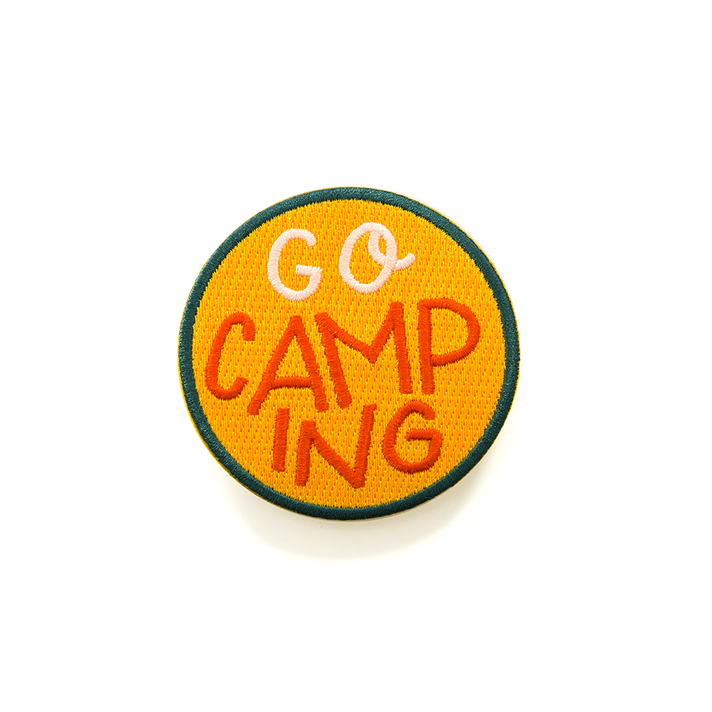 Patch Anstecker Go Camping