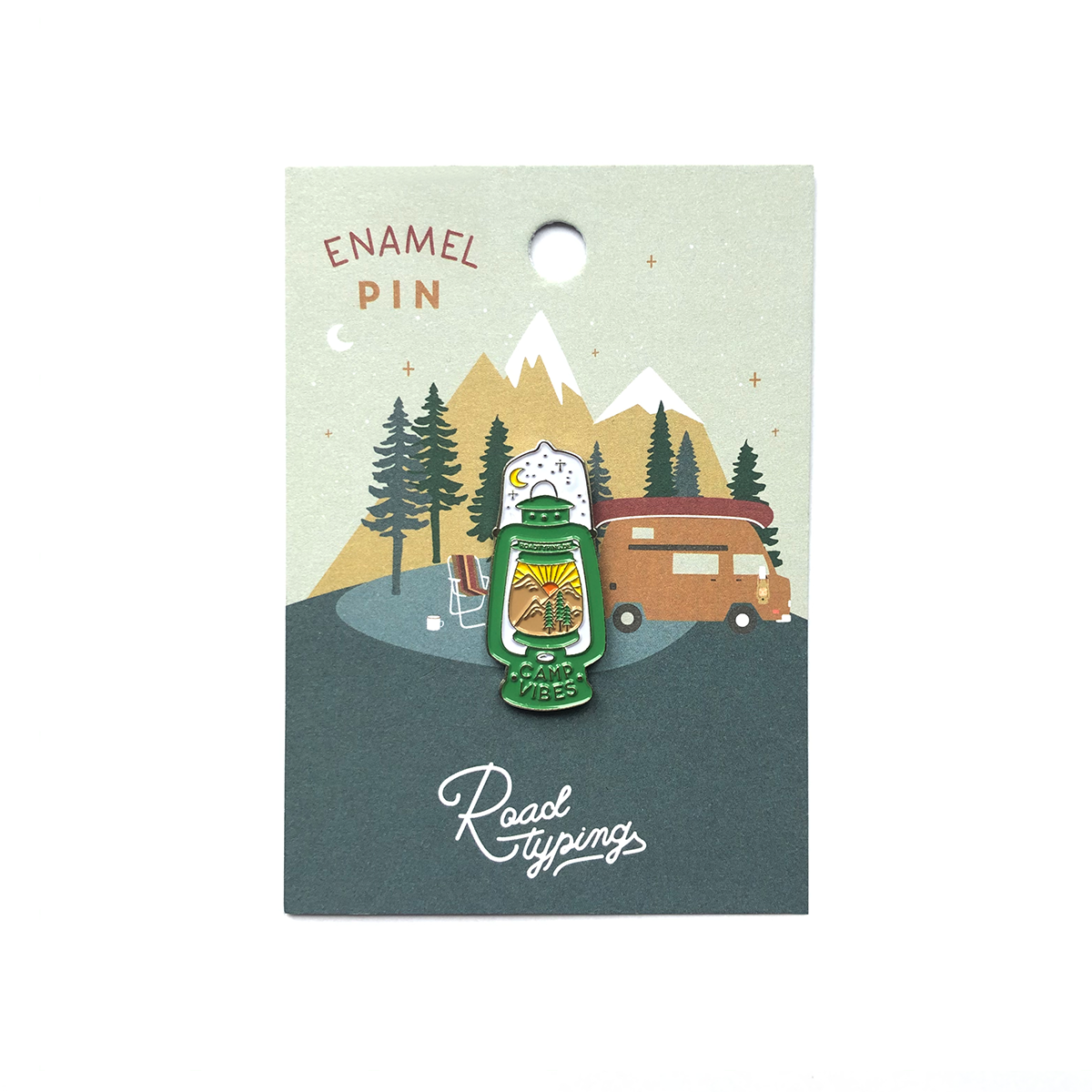 Enamel pin oil lamp