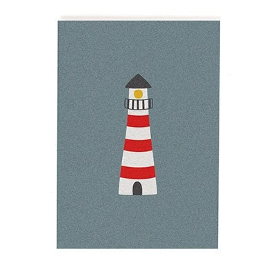 Postkarte Leuchtturm von Roadtyping