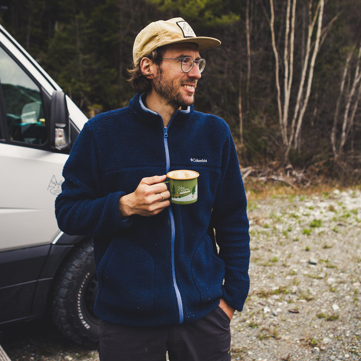 Emaille Tasse Outdoor