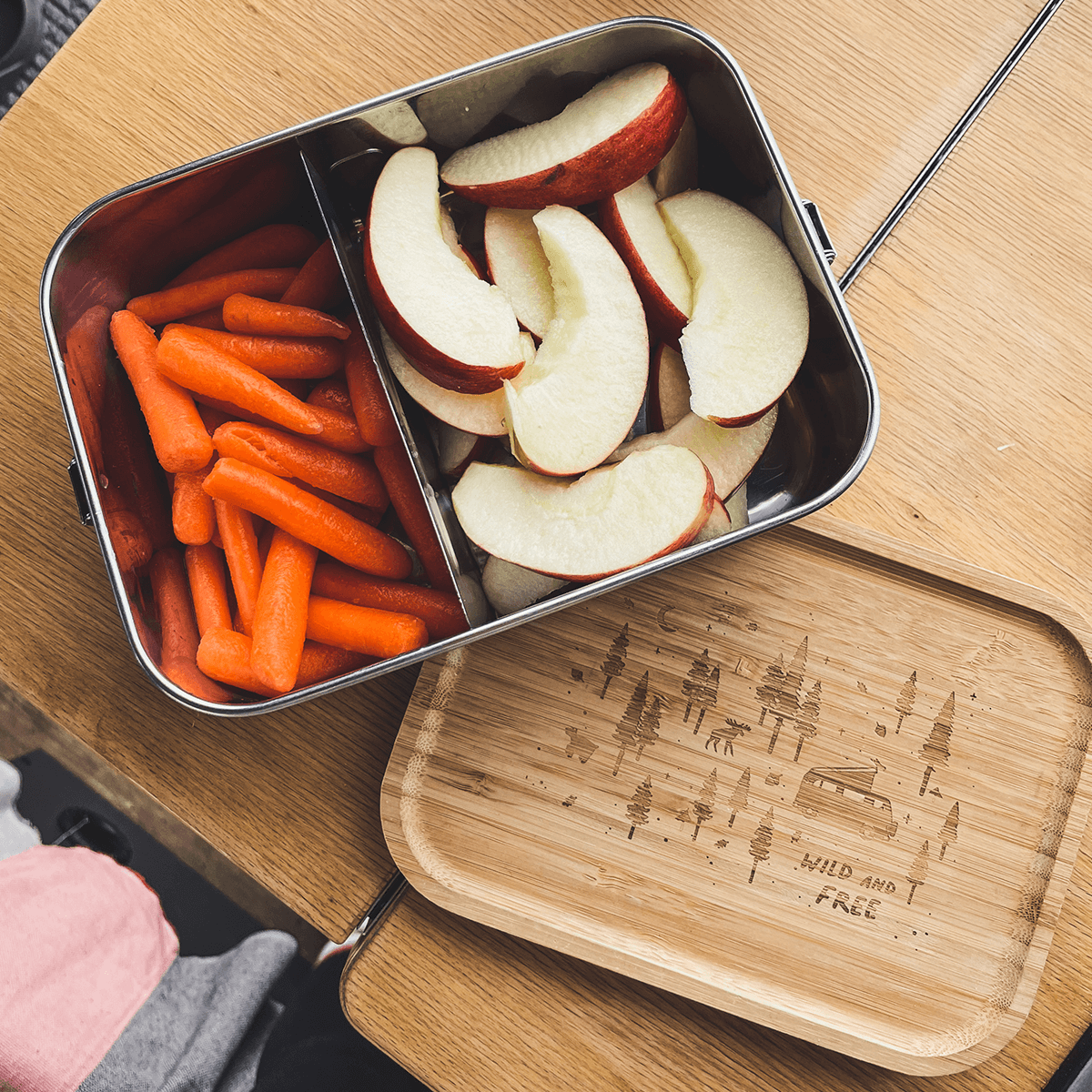 Lunchbox m. Schneidebrett Wild & Free