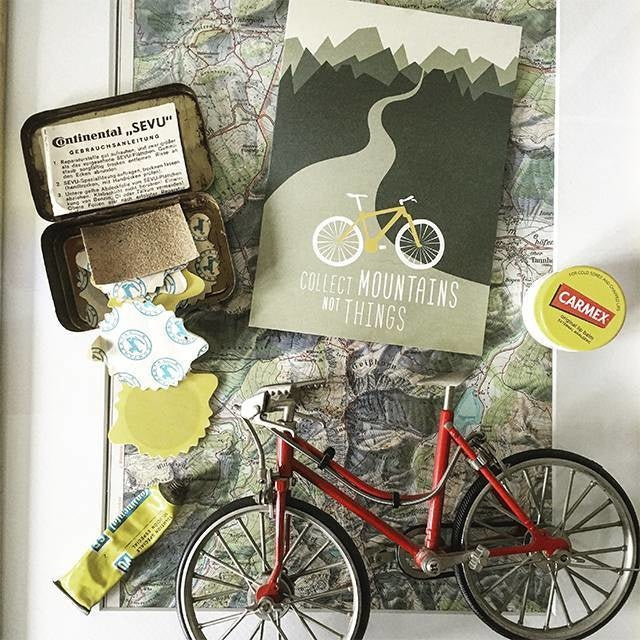 Grußkarte Mountainbike